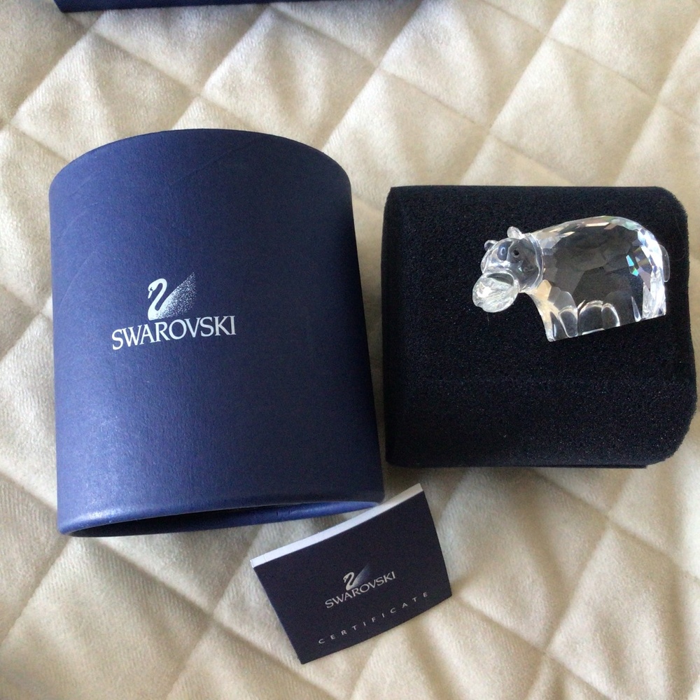 NWT Swarovski Hippopotamus